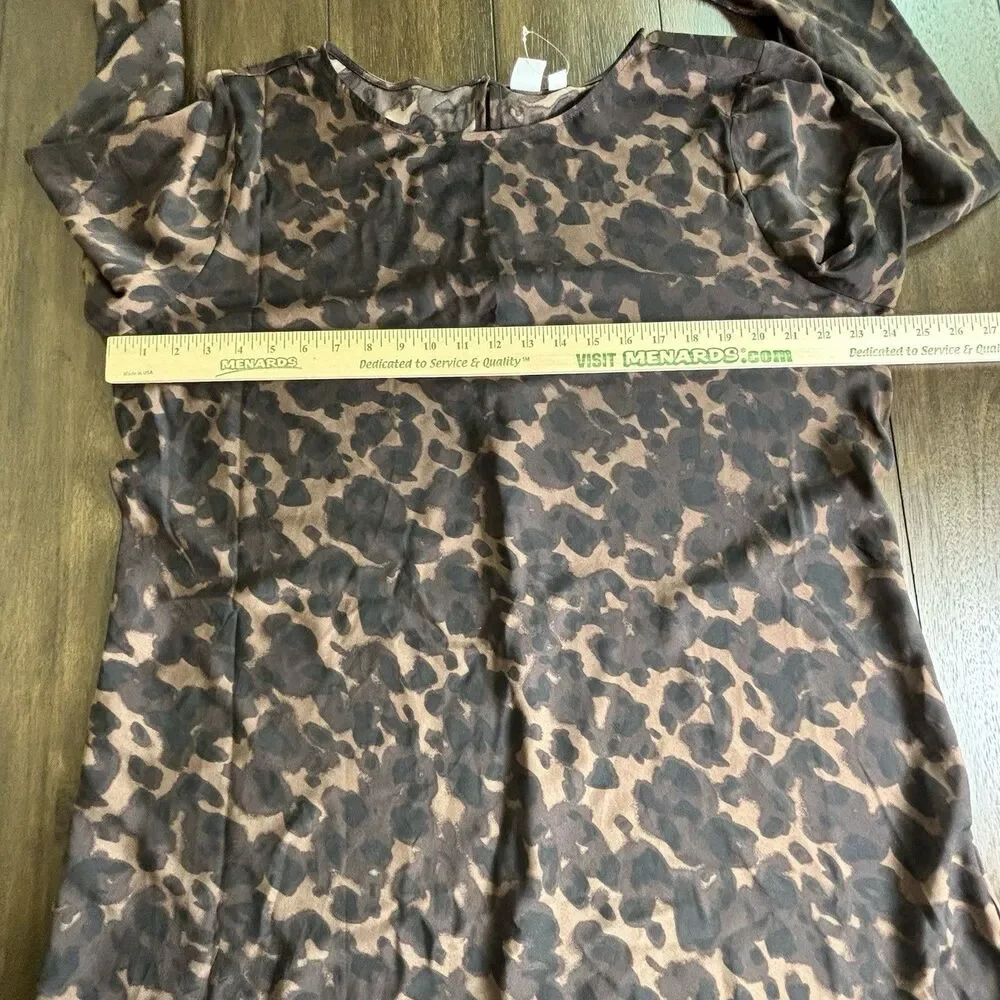 GAP satin leopard